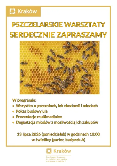 Pszczelarskie warsztaty w naszym Domu.