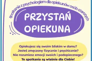 Spotkania dla opiekunów osób starszych w Krakowie, terminy i informacje o zapisach.