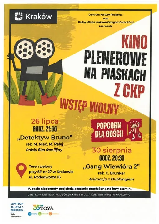 Kino Plenerowe z Klubem Piaskownica