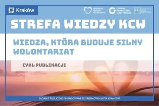 Strefa Wiedzy KCW, publikacja o wolontariacie i budowaniu wiedzy.