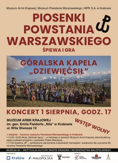 Koncert piosenek z Powstania Warszawskiego w Muzeum AK