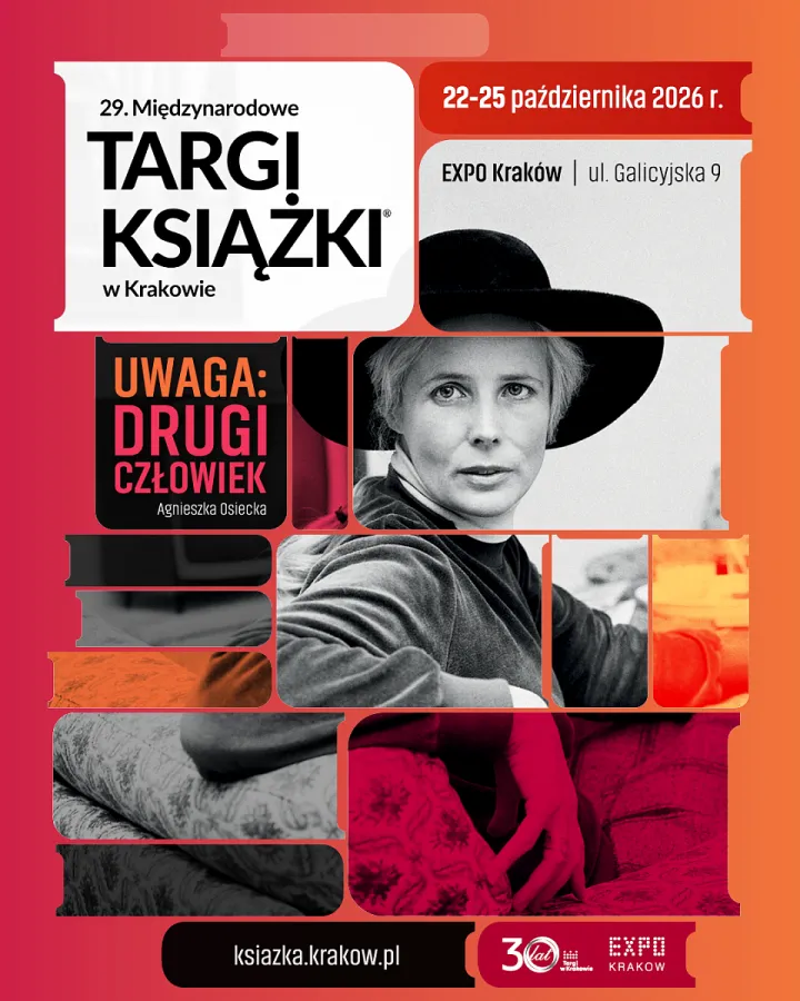 29. Międzynarodowe Targi Książki w Krakowie, 22-25 października 2026 r. Temat: Uwaga: Drugi Cz