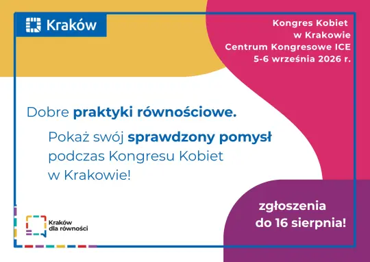 Kongres Kobiet w Krakowie, zaproszenie do zgłaszania pomysłów do 16 sierpnia.