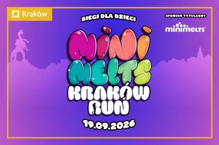 Mini Melts Kraków Run dla dzieci, 19.09.2026, sponsor Minimilts.