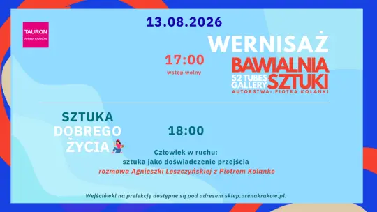 TAURON Arena Kraków otwiera Bawialnię Sztuki – 52 Tubes Gallery