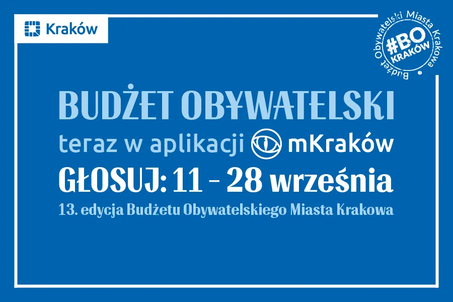 Budżet Obywatelski – teraz w aplikacji mKraków