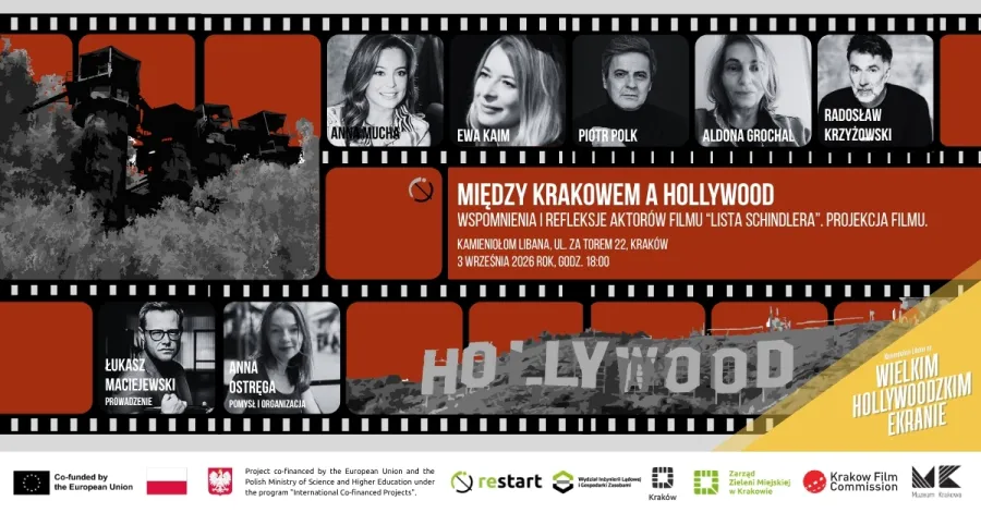 Wydarzenie filmowe z udziałem aktorów i twórców, dyskusja o filmie "Lista Schindlera".