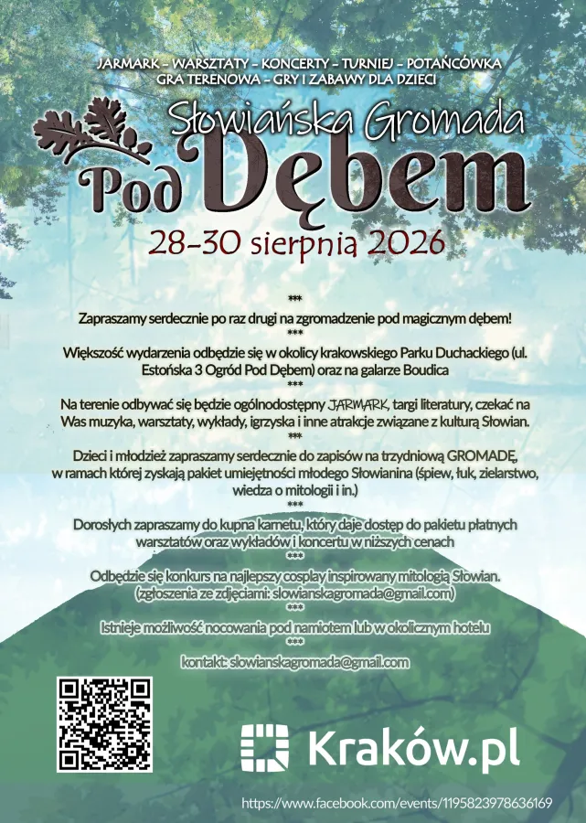 Słowiańska Gromada pod Dębem plakat