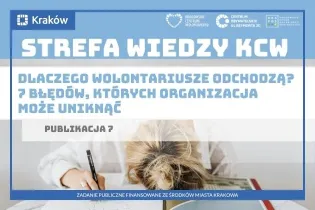 Strefa wiedzy KCW, publikacja o błędach w organizacji wolontariatu.