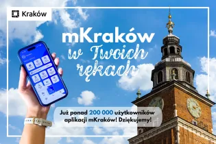 mKraków łączy mieszkańców z miastem! Ponad 200 tys. użytkowników krakowskiej aplikacji