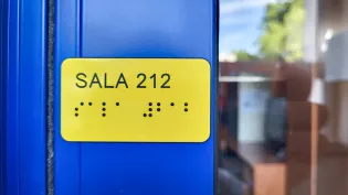 tabliczka w piśmie Braille'a