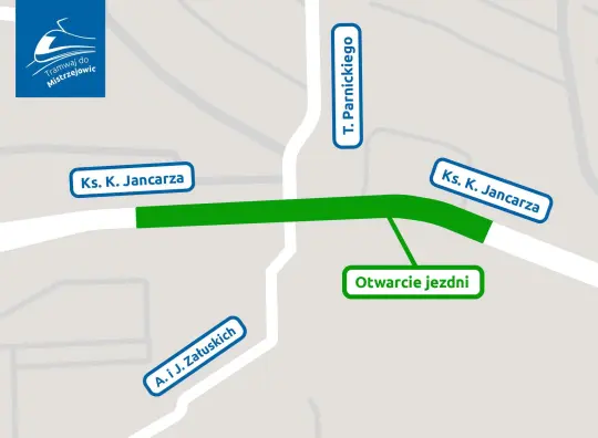 Mistrzejowice: otwarcie fragmentu ul. ks. Jancarza