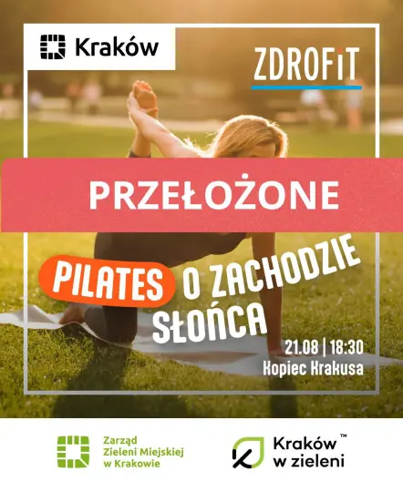 Pilates o zachodzie słońca na Kopcu Krakusa – zmiana terminu!