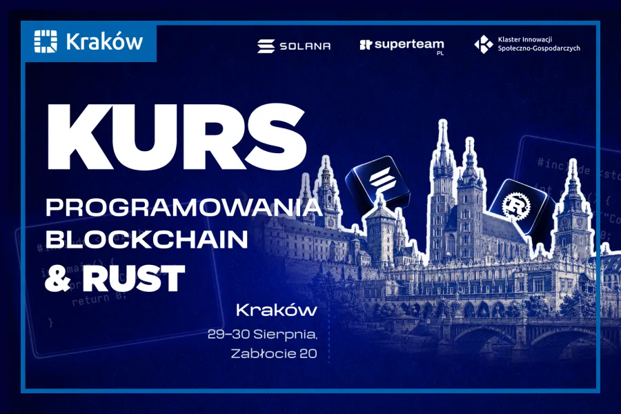 Darmowy kurs programowania Blockchain i Rust w Krakowie 