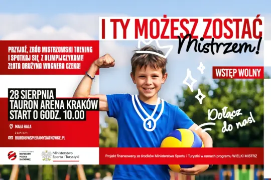 I Ty możesz zostać mistrzem! – zaproszenie dla dzieci i młodzieży