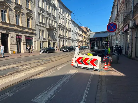 Remont ul. Starowiślnej, pierwszy etap do końca listopada