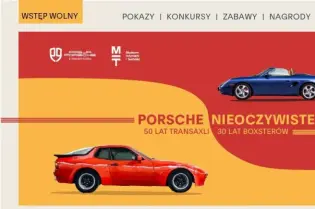 Porsche Nieoczywiste, 50 lat transaxli, 30 lat Boxsterów, wydarzenie 6.09.2026, ul. Wawrzyniaka