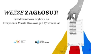 Weźże zagłosuj! Informacja o przedterminowych wyborach na Prezydenta Miasta Krakowa 27 września.