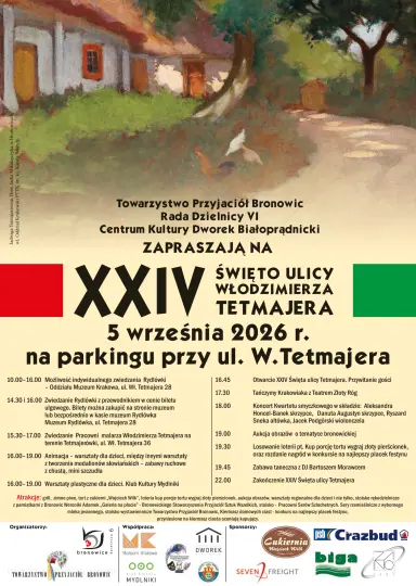 XXIV Święto ulicy Włodzimierza Tetmajera już 5 września