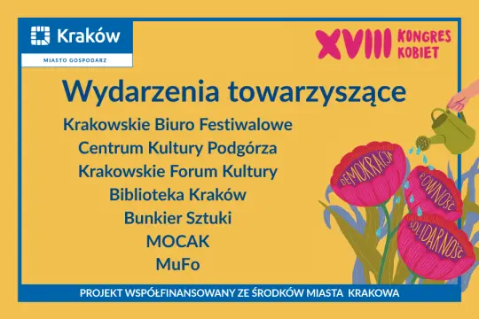 Wydarzenia towarzyszące XVIII Kongresowi Kobiet w Krakowie.