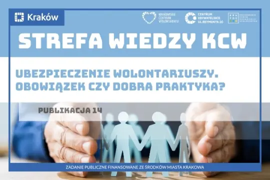 Strefa wiedzy KCW, temat ubezpieczenia wolontariuszy, publikacja 14.