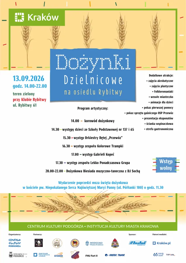 Dożynki dzielnicowe na Rybitwach