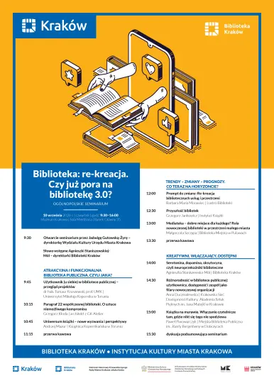 Ogólnopolskie seminarium „Biblioteka: re-kreacja. Czy już pora na bibliotekę 3.0?”