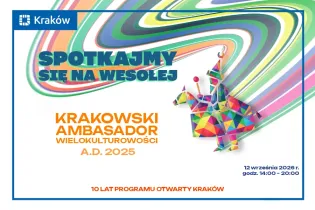 Krakowski Ambasador Wielokulturowości A.D. 2025 - baner