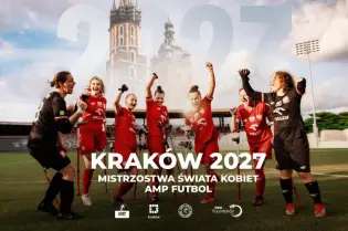Kraków 2027, Mistrzostwa Świata Kobiet w Amp Futbol, radosne zawodniczki na boisku.