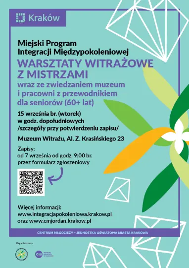 Bezpłatne warsztaty witrażowe dla seniorów