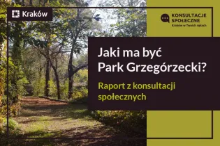 Raport z konsultacji - jaki ma być Park Grzegórzecki