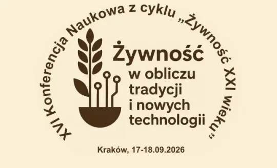 Logo konferencji o żywności w kontekście tradycji i nowych technologii, Kraków 2026.