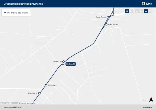 Od niedzieli nowy przystanek autobusowy przy ul. Gerlacha