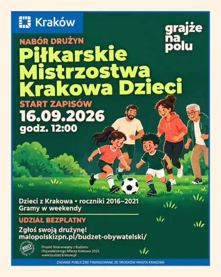 Powalczą o mistrzostwo Krakowa. Rusza niezwykły projekt piłkarski