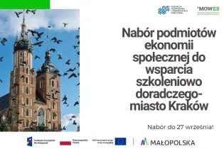 Nabór podmiotów ekonomii społecznej do wsparcia szkoleniowo-doradczego w Krakowie.