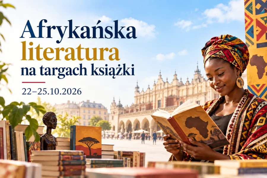Afrykańska literatura na targach książki w Krakowie, 22-25.10.2026.