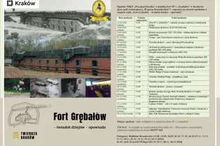 Fort Grębałów w Krakowie, harmonogram wydarzeń i informacje o zwiedzaniu.