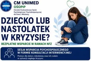 Bezpłatne wsparcie psychologiczne dla dzieci i nastolatków w kryzysie. Informacje o sesjach i rejestracji.