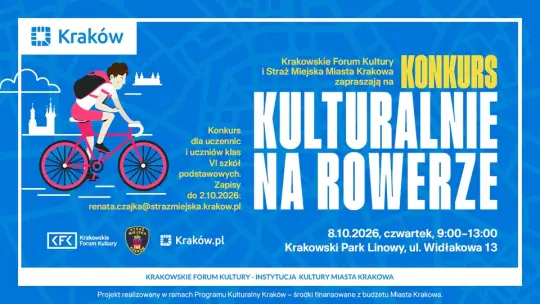 „Kulturalnie na rowerze” – konkurs dla uczniów klas VI