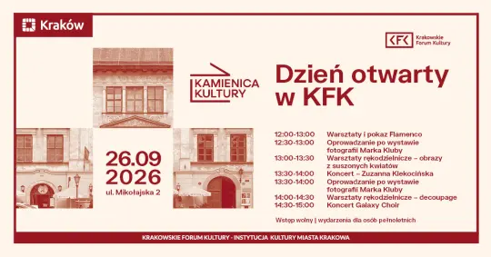 Dzień Otwarty w Krakowskim Forum Kultury
