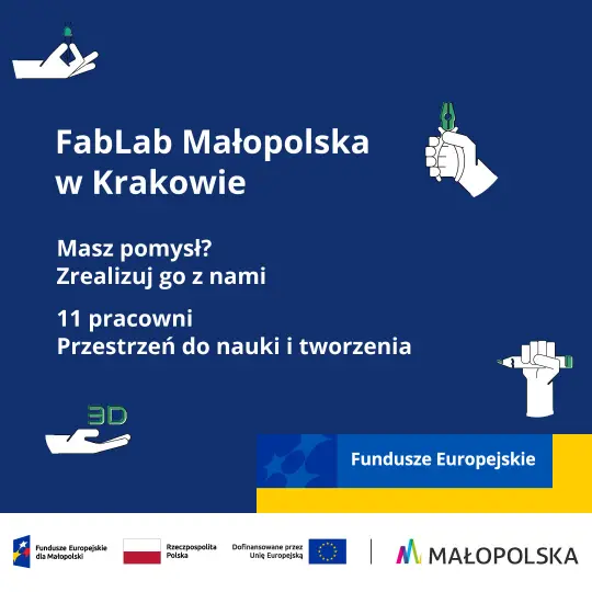 Kompetencje przyszłości w praktyce. FabLab Małopolska działa na Wesołej