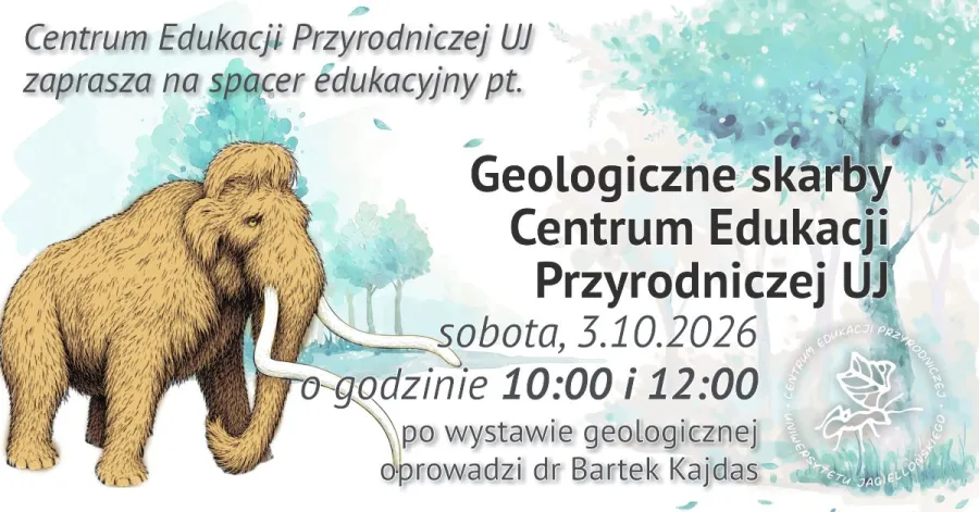 Edukacyjny spacer o geologii z wystawą i przewodnikiem Bartkiem Kajdasem.