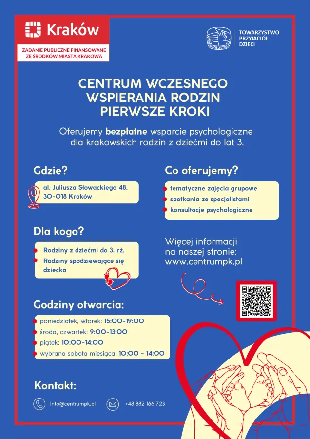 Centrum Wczesnego Wspierania Rodzin plakat