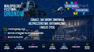 Małopolski Festiwal Dronów, 3 października 2026, Muzeum Lotnictwa w Krakowie, wstęp bezpłatny
