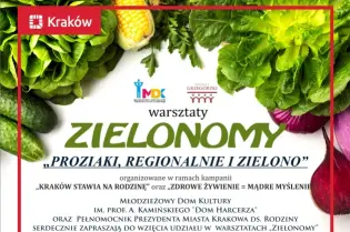 Warsztaty o zdrowym odżywianiu i regionalnych produktach w Krakowie.