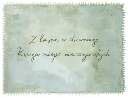 „Z lasem w chowanego” – premiera niezwykłej księgi miejsc nieoczywistych