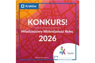 Konkurs Młodzieżowy Wolontariusz Roku 2026 w Krakowie.