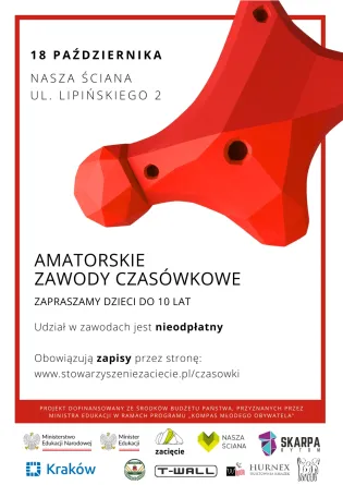 Amatorskie zawody czasówkowe dla dzieci do 10 lat, 18 października, ul. Lipińskiego 2.