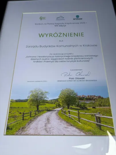 Twierdza Kraków z kolejnym wyróżnieniem!