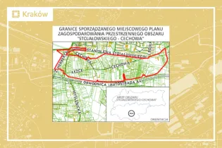 Granice miejscowego planu zagospodarowania przestrzennego obszaru „Stojałowskiego - Cechowa”